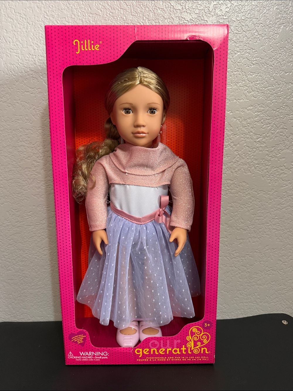 New Our Generation Jillie 18" Ballerina Doll in Enchanting
Ballet Dress Outfit